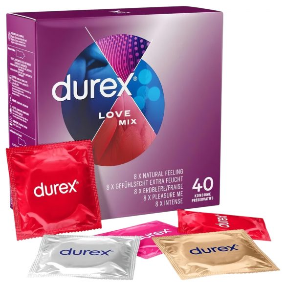 Pacote Durex Love Mix (40 unidades)