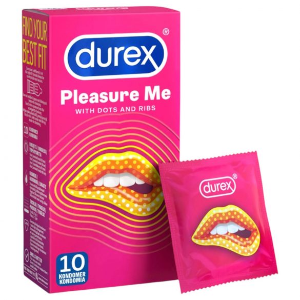 Durex Pleasure Me - Preservativo texturizado (10 unidades)