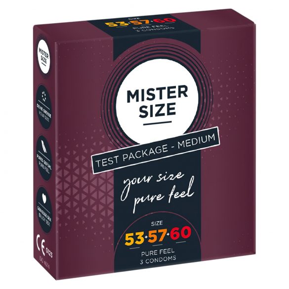 Mister Size - Preservativos 53-60mm (3 unidades)