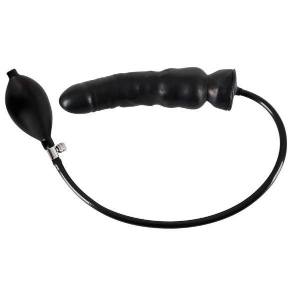 Dildo inflável em látex (preto)