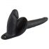 You2Toys - Dueto de dildos de silicone com cinta (preto)