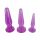 Plug anal You2Toys - Kit 3 peças (roxo)