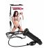 You2Toys - Strap-On Inflável - dildô oco de silicone (preto)