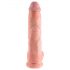 Dildo King Cock 25cm com escroto - Natural