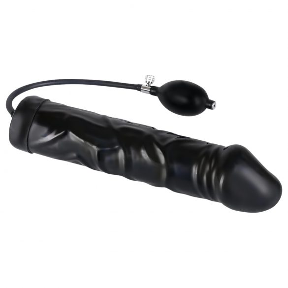 You2Toys - Dildo gigante em látex preto