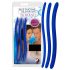 You2Toys - DILATOR - Kit de dildos azul de silicone (3 peças)