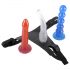 You2Toys - Conjunto de dildos strap-on coloridos!