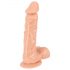 Amante europeu - Dildo com testículos - Grande (Nude)