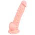 Dildo natural de silicone médico (18cm)