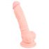 Dildo natural de silicone médico (18cm)