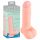 Dildo Médico Reto de Silicone - 20 cm Natural