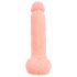 Dildo Médico Reto de Silicone - 20 cm Natural