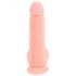 Dildo Médico Reto de Silicone - 20 cm Natural