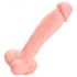 Dildo de silicone médico (24cm) - natural