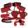 Conjunto Bad Kitty BDSM - vermelho