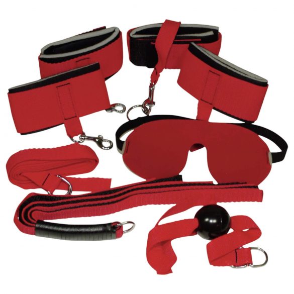 Conjunto Bad Kitty BDSM - vermelho