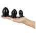 Kit de Plugs You2Toys - Expansão Anal (3 peças, preto)