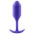 b-vibe Snug Plug 2 - plug anal duplo (114g) - roxo