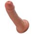 Dildo Realista King Cock 15 cm - Marrom