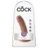 Dildo Realista King Cock 15 cm - Marrom