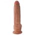 Dildo King Cock 23 cm - marrom