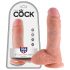 Dildo Realístico King Cock 20 cm - Natural