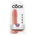 Dildo Realístico King Cock 20 cm - Natural