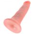 Dildo Realístico King Cock 13 cm - Natural