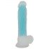 Dildo Luminoso Azul com Ventosa - You2Toys Glow in the Dark