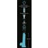 Dildo Luminoso Azul com Ventosa - You2Toys Glow in the Dark