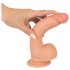 realistixxx - Dildo realista com ventosa (22cm) - Natural