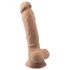 Silexd 7 - Dildo com ventosa 17,5cm (natural)