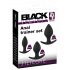 Black Velvet - Conjunto de 3 Plugs Anais Silicone - Preto