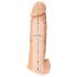 Realistixxx - capa peniana 16cm com anel (natural)