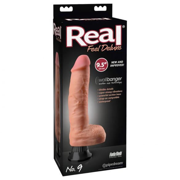 Real Feel Deluxe No.9 - Vibrador realista natural