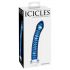 Icicles Nº29 - Dildo espiral de vidro azul