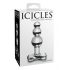 Icicles No. 47 - Plug anal tríplice de vidro translúcido