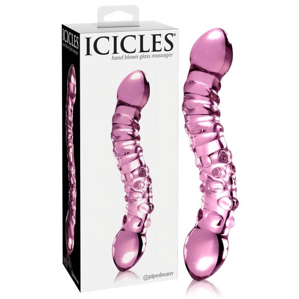 Icicles No. 55 - Dildo Duplo Vidro G-spot (rosa)