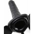 Fetish Strap-On 8: Vibrador oco de prender (preto)