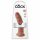 King Cock 9 - Dildo Realista com Base (23cm) - Natural Escuro