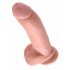 King Cock 9 - Dildo ventosa natural 23cm