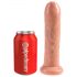 King Cock 7 - dildo realista (18cm) - natural