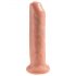 King Cock 7 - dildo realista (18cm) - natural