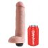 King Cock 10 - Dildo realístico com jato (25cm) - natural