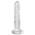 Dildo King Cock Clear 6 - Ventosa (15cm)