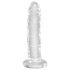 Dildo King Cock Clear 6 - Ventosa (15cm)