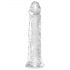 King Cock Clear 8 - Dildo grande com ventosa (20cm)