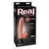 Real Feel Deluxe No.1 - Vibrador realista com escroto (natural)