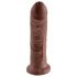 King Cock 8 Dildo (20cm) - marrom