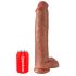 King Cock 15 - Dildo Gigante (38cm) - Tons Naturais